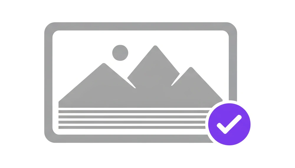 Et fotoikon med skannelinjer og en violett hakebadge viser gjennombruddet der dyp læring lærte maskiner å gjenkjenne bilder