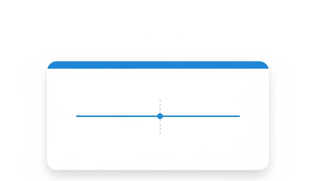 En helt flat blå linje i et kort viser at KI-siteringer ikke endret seg etter at schema ble lagt til